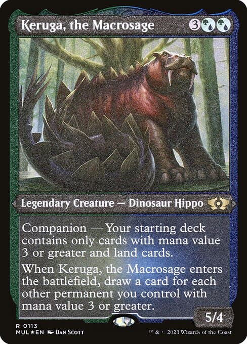 Keruga, the Macrosage from Multiverse Legends (Rare)