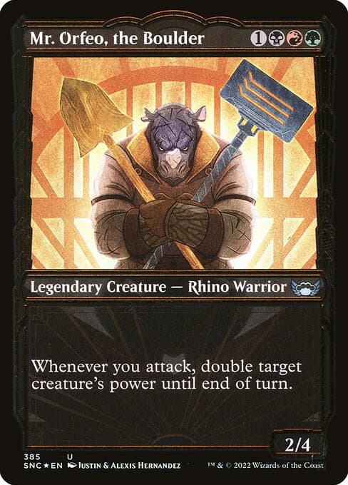 Mr. Orfeo, the Boulder from Streets of New Capenna (Uncommon)