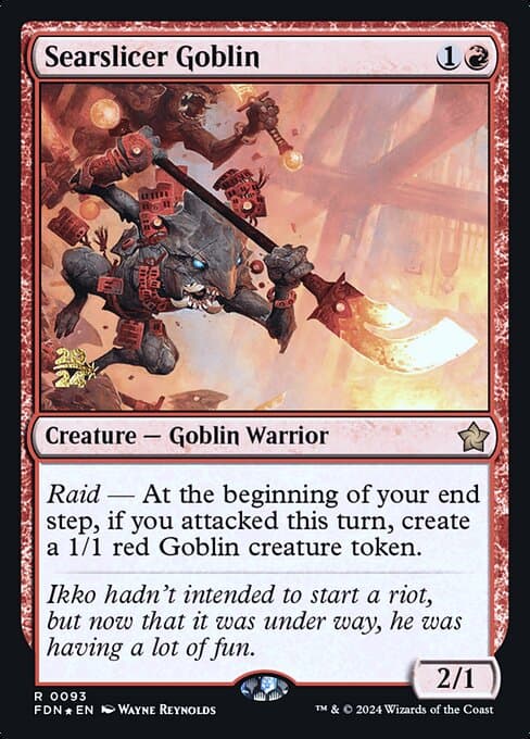 Searslicer Goblin from Foundations Promos (Rare)