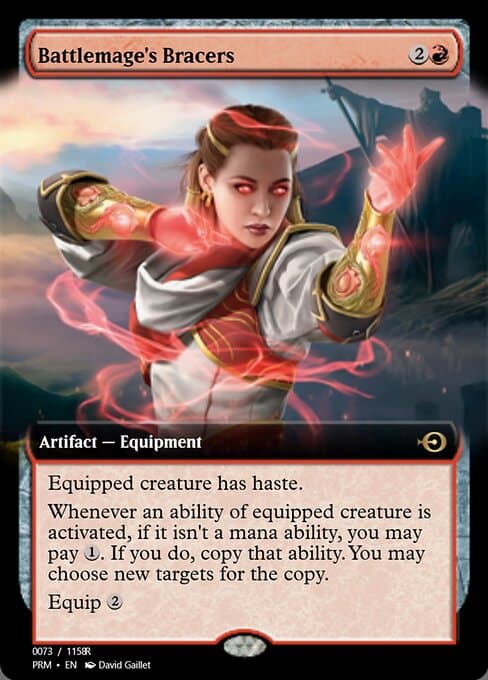 Battlemage's Bracers from Magic Online Promos (Rare)