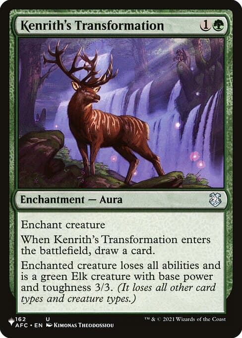 Kenrith's Transformation from The List (Uncommon)