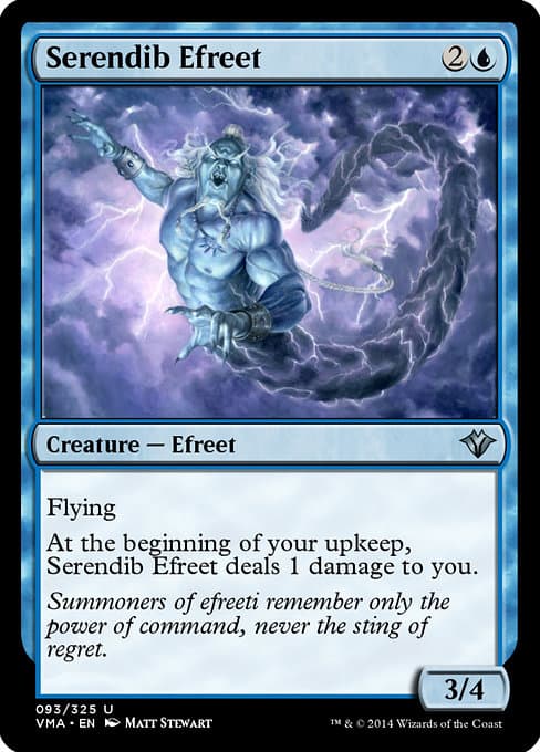 Serendib Efreet from Vintage Masters (Uncommon)