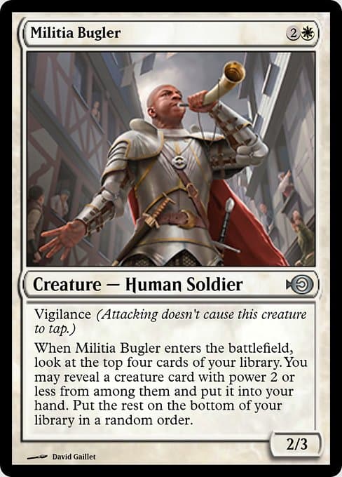 Militia Bugler from Magic Online Promos (Uncommon)