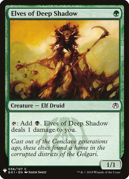 Elves of Deep Shadow from The List (Common)