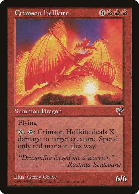 Crimson Hellkite from Mirage (Rare)