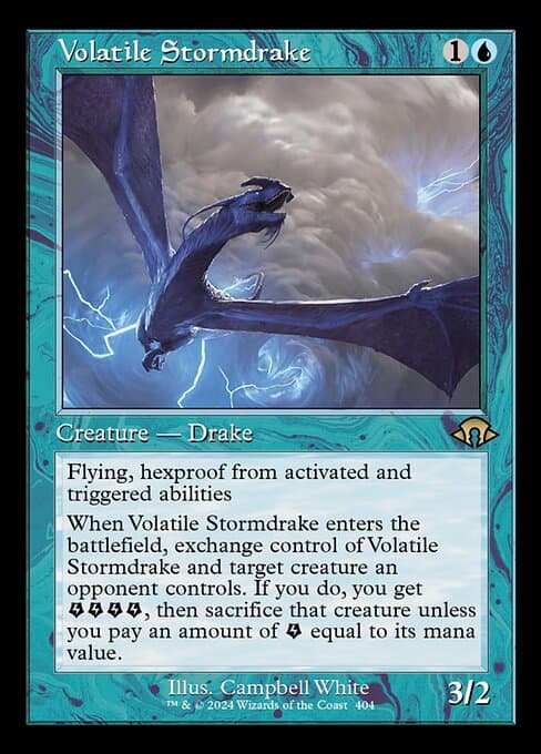 Volatile Stormdrake from Modern Horizons 3 (Rare)