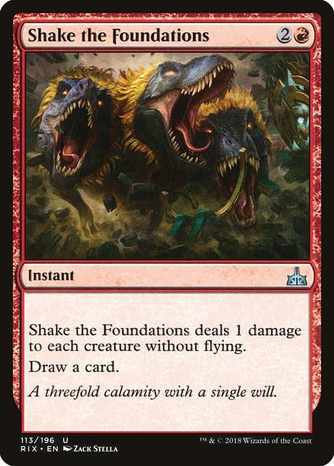 Shake the Foundations from Rivals of Ixalan (Uncommon)
