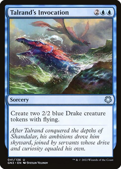 Talrand's Invocation from Game Night: Free-for-All (Uncommon)