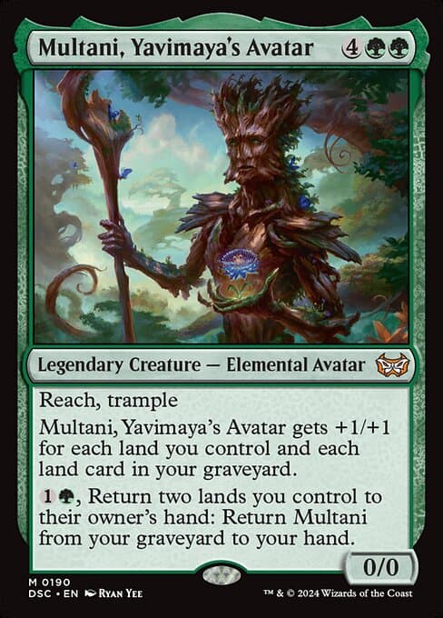 Multani, Yavimaya's Avatar from Duskmourn: House of Horror Commander (Mythic)
