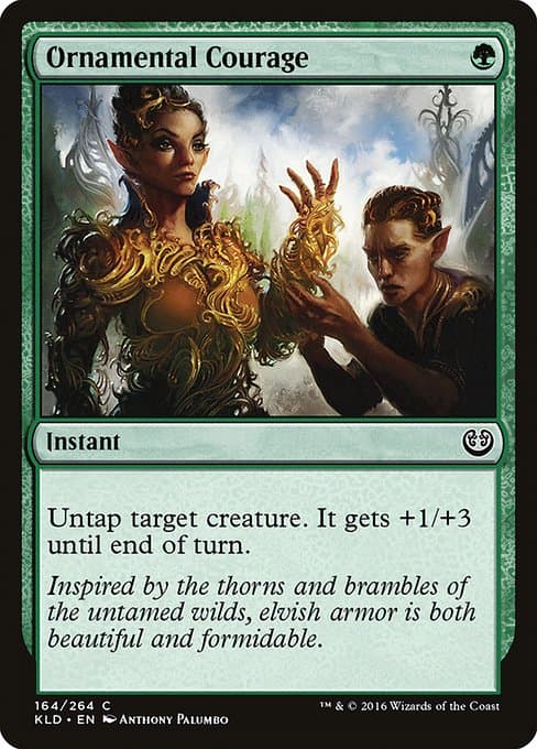 Ornamental Courage from Kaladesh (Common)