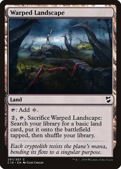Warped Landscape from Commander 2018 (Common)