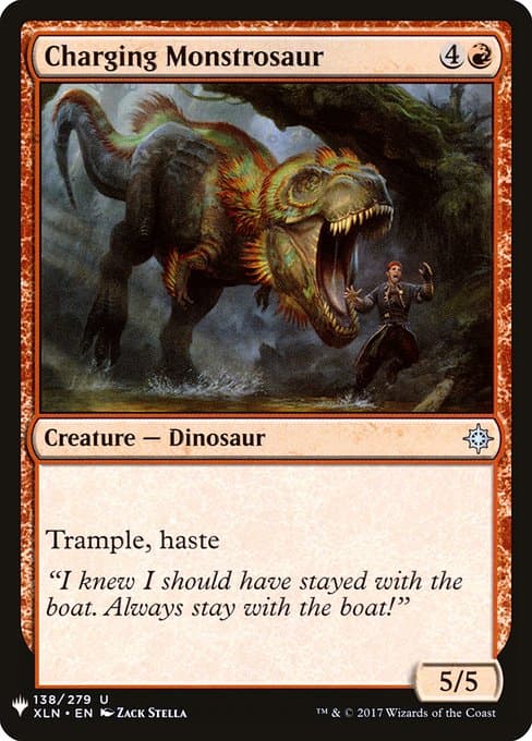 Charging Monstrosaur from The List (Uncommon)