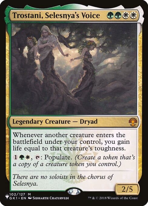 Trostani, Selesnya's Voice from The List (Mythic)