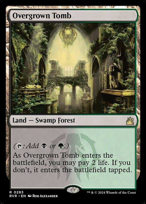 Overgrown Tomb from Ravnica Remastered (Rare)