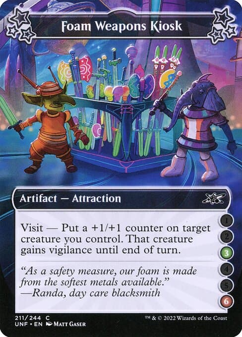 Foam Weapons Kiosk from Unfinity (Common)