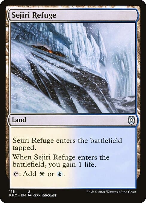 Sejiri Refuge from Kaldheim Commander (Uncommon)