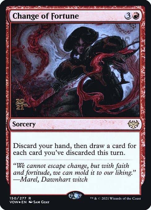 Change of Fortune from Innistrad: Crimson Vow Promos (Rare)