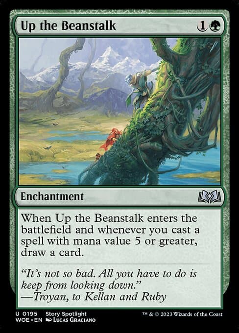 Up the Beanstalk from Wilds of Eldraine (Uncommon)