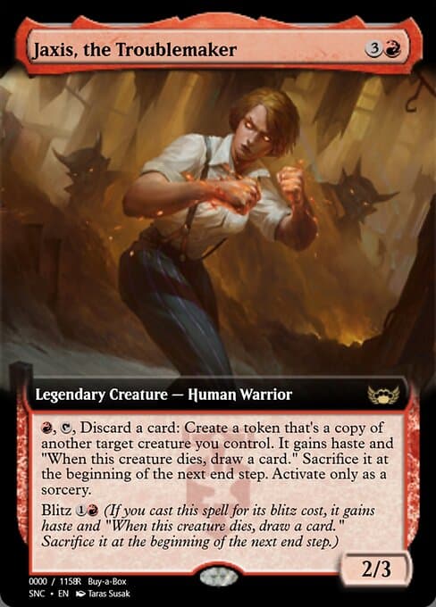 Jaxis, the Troublemaker from Magic Online Promos (Rare)