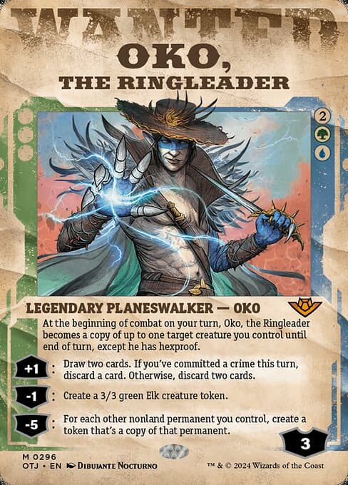 Oko, the Ringleader from Outlaws of Thunder Junction (Mythic)
