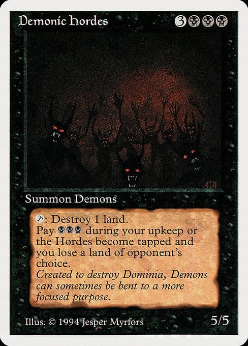 Demonic Hordes from Summer Magic / Edgar (Rare)