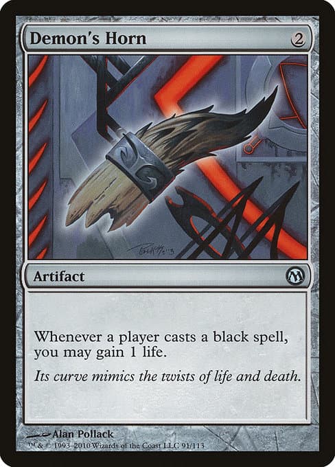Demon's Horn from Duels of the Planeswalkers (Uncommon)