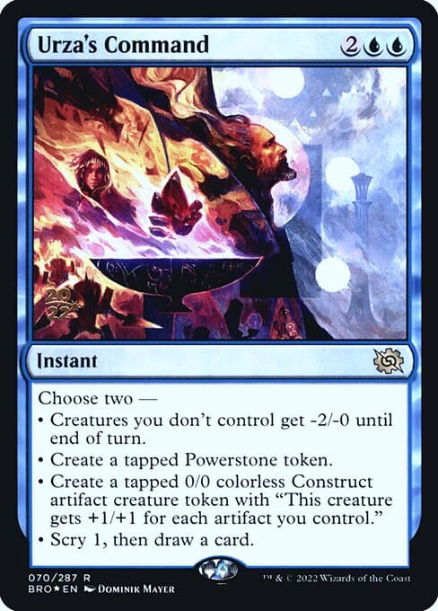 Urza's Command from The Brothers' War Promos (Rare)