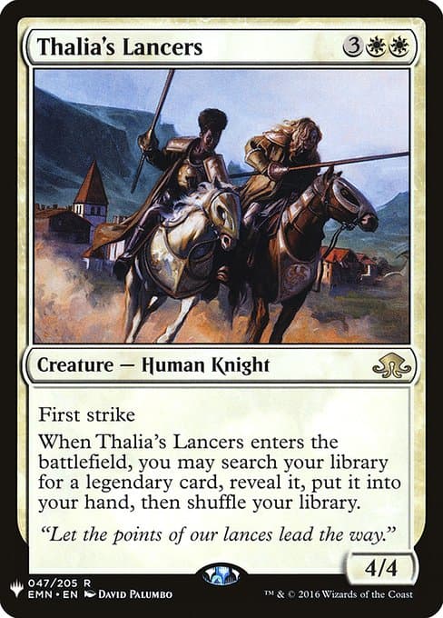 Thalia's Lancers from The List (Rare)