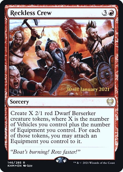 Reckless Crew from Kaldheim Promos (Rare)