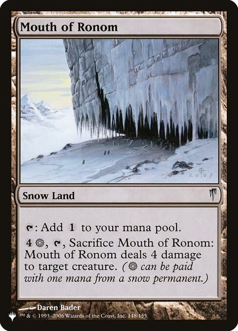 Mouth of Ronom from The List (Uncommon)