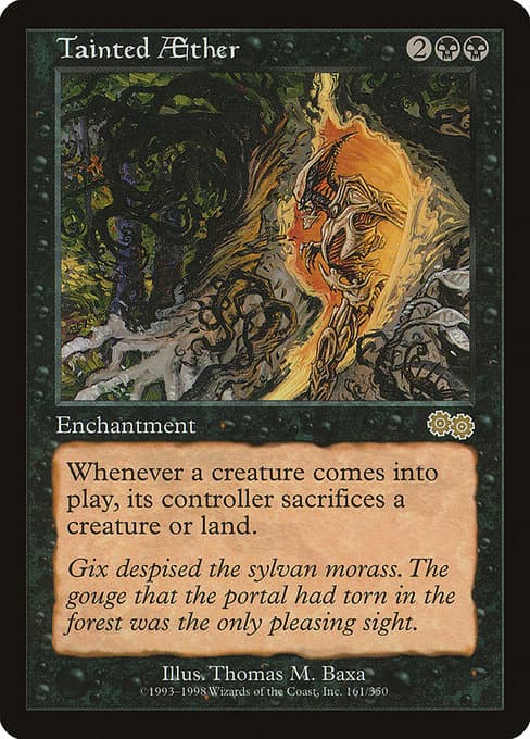 Tainted Aether from Urza's Saga (Rare)
