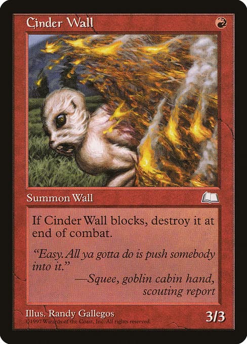 Cinder Wall from Weatherlight (Common)
