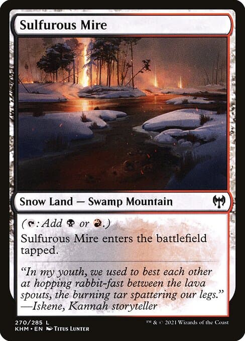 Sulfurous Mire from Kaldheim (Common)
