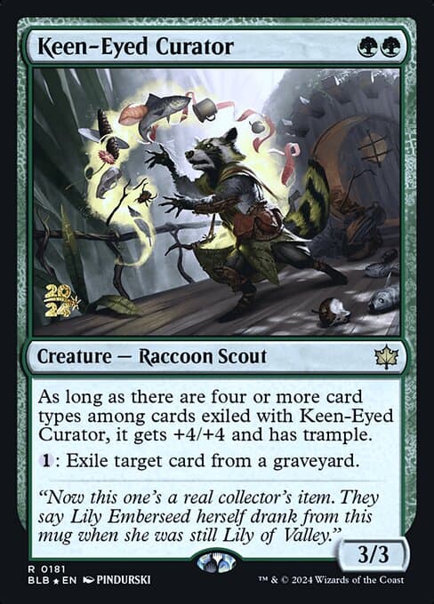Keen-Eyed Curator from Bloomburrow Promos (Rare)