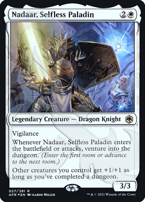 Nadaar, Selfless Paladin from Adventures in the Forgotten Realms Promos (Rare)