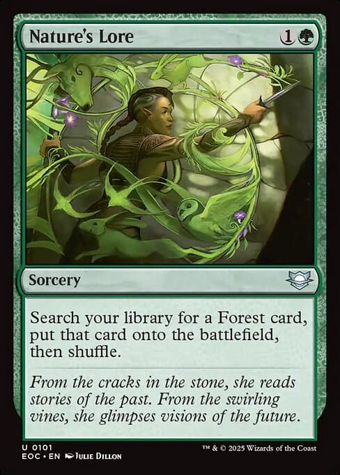 Nature's Lore from Edge of Eternities Commander (Uncommon)
