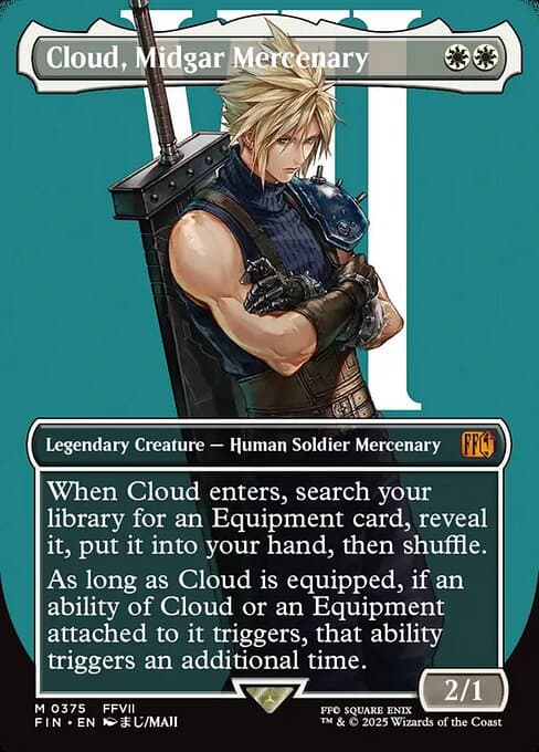 Cloud, Midgar Mercenary from Final Fantasy (Mythic)