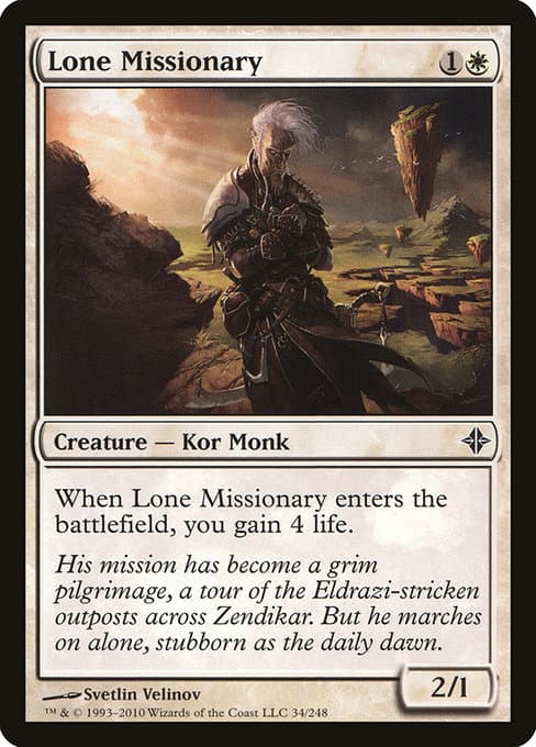 Lone Missionary from Rise of the Eldrazi (Common)
