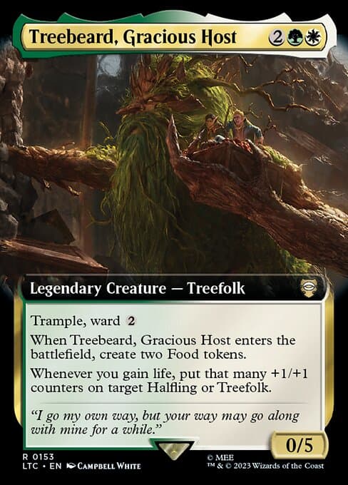Treebeard, Gracious Host from Tales of Middle-earth Commander (Rare)