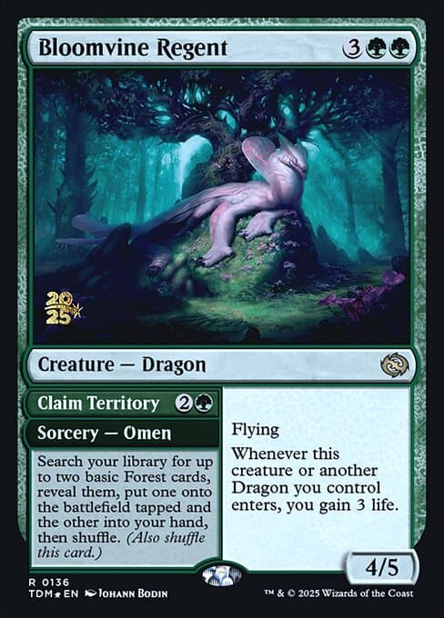 Bloomvine Regent // Claim Territory from Tarkir: Dragonstorm Promos (Rare)