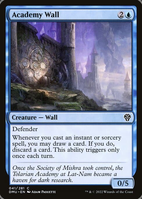 Academy Wall from Dominaria United (Common)