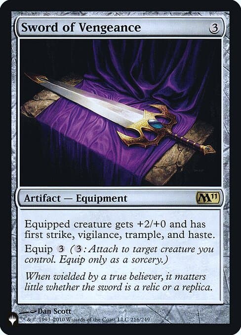 Sword of Vengeance from The List (Rare)