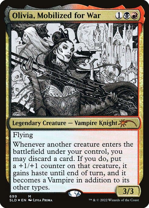 Olivia, Mobilized for War from Secret Lair Drop (Mythic)