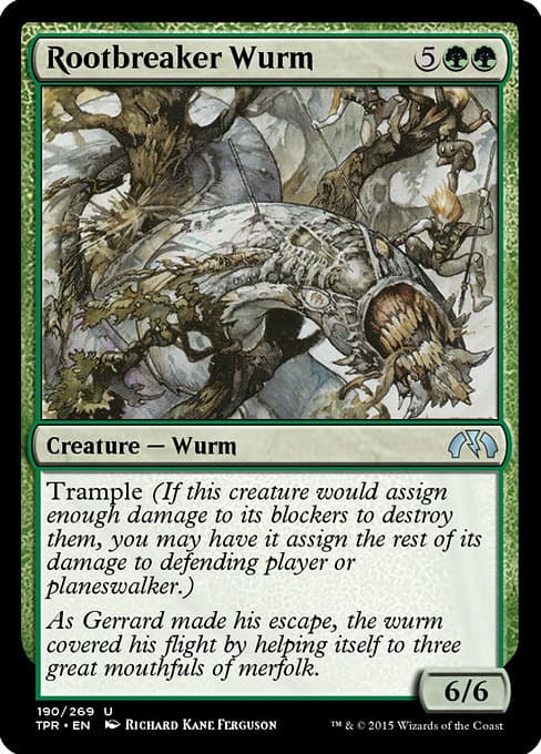 Rootbreaker Wurm from Tempest Remastered (Uncommon)