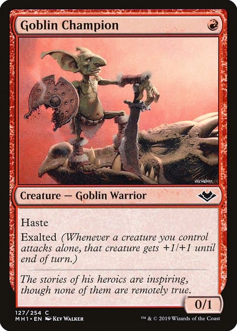 Goblin Champion from Modern Horizons (Common)