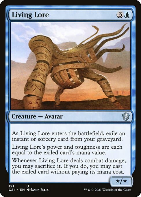 Living Lore from Commander 2021 (Uncommon)