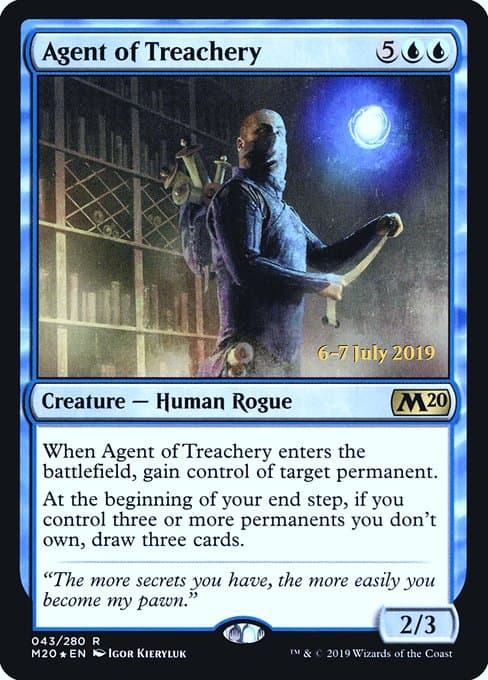 Agent of Treachery from Core Set 2020 Promos (Rare)
