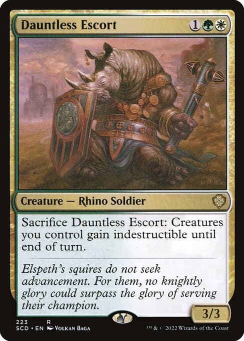 Dauntless Escort from Starter Commander Decks (Rare)