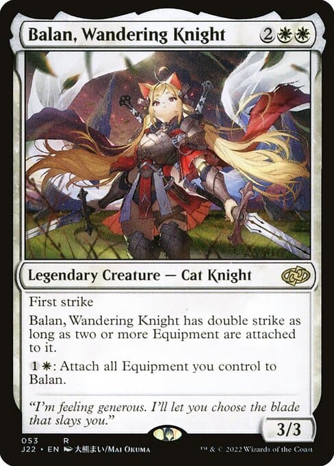 Balan, Wandering Knight from Jumpstart 2022 (Rare)