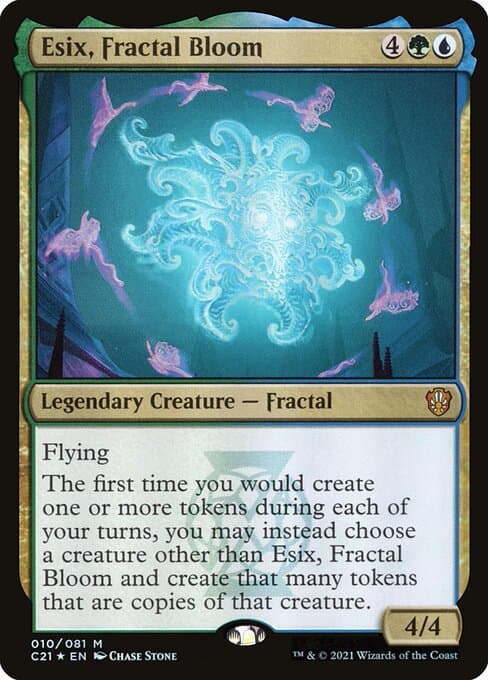 Esix, Fractal Bloom from Commander 2021 (Mythic)